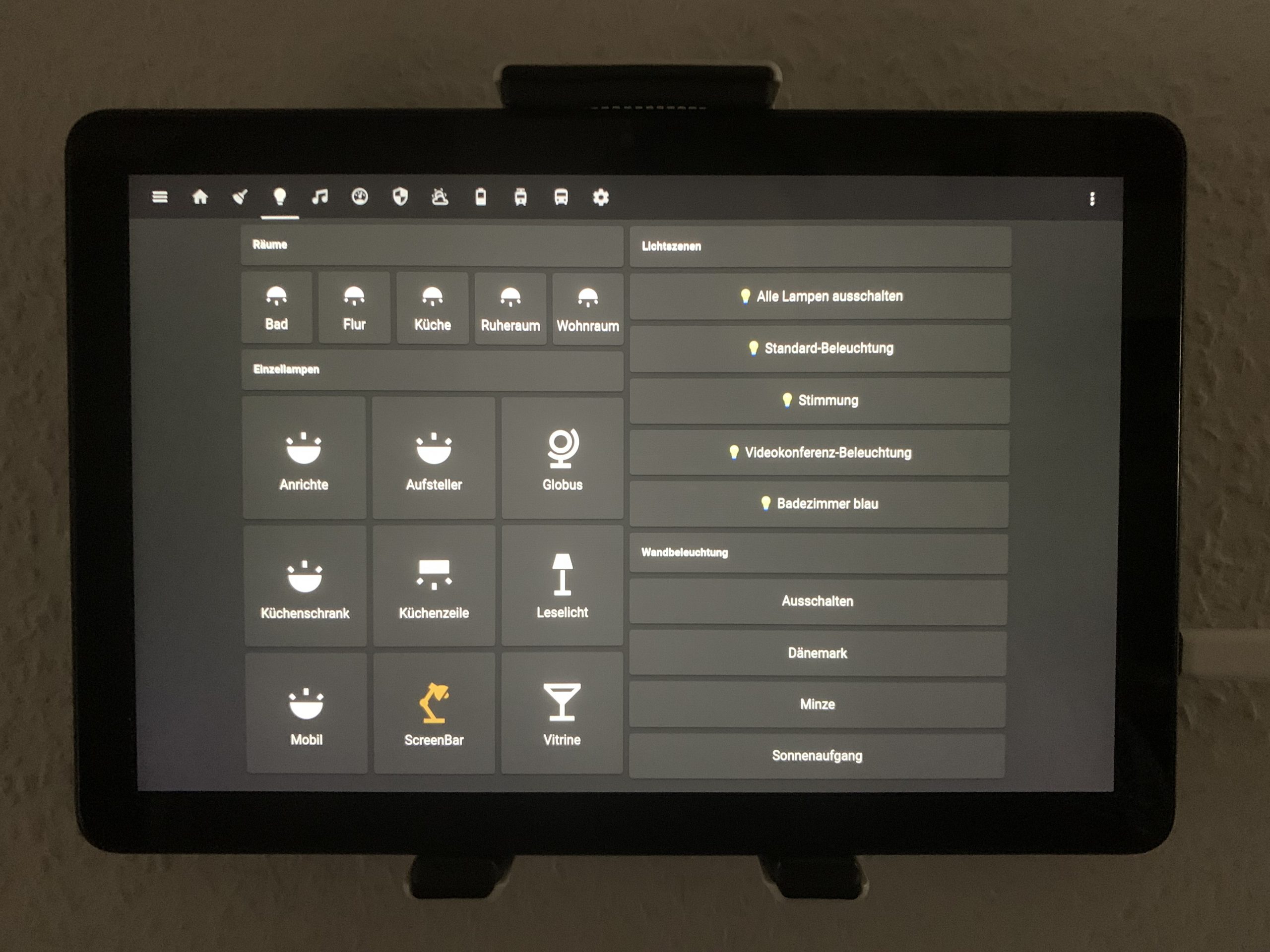FireTablet als SmartHomePanel für Home Assistant Smart Home Dr