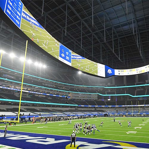 Stadium LED Screen Manufacturer Easy Usage And High AD Revenue