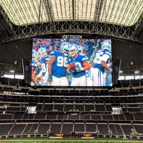 Football LED Video Display And Scoreboard For Sport Stadium