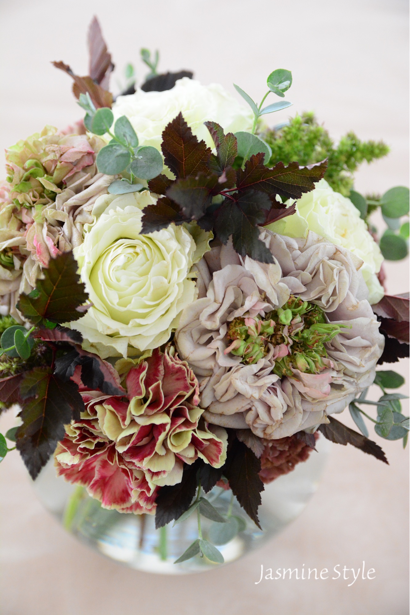 Seasonal Flower Arrangement Lesson ｜ 花のある暮らし Jasmine Style｜フラワーアレンジメント