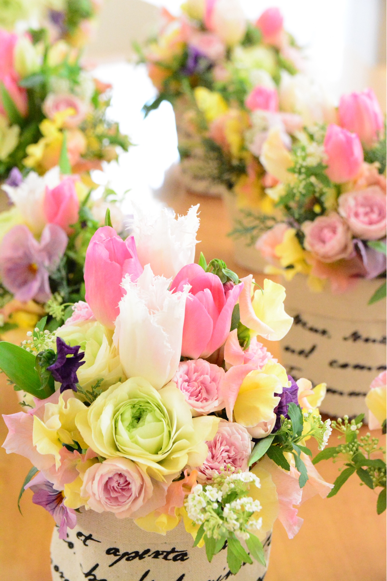 Seasonal Flower Arrangement Lesson ｜ 花のある暮らし Jasmine Style｜フラワーアレンジメント