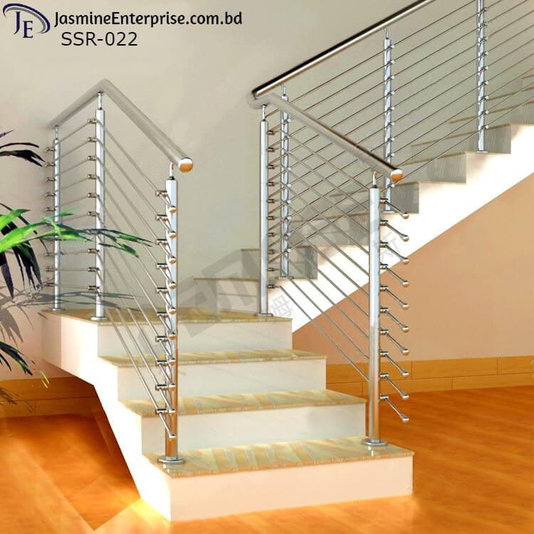 Stainless Steel Staircase Railing Design For Home, Office 22