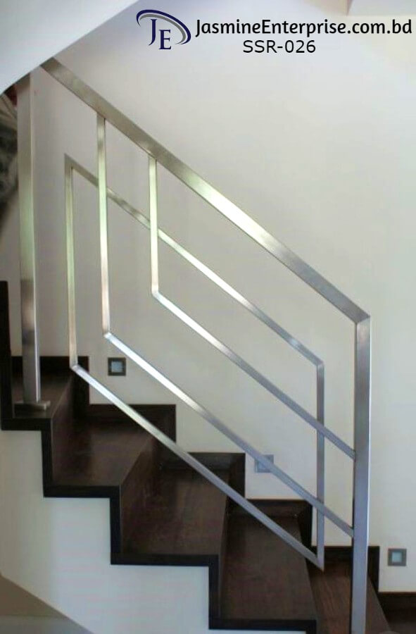 Stainless Steel Staircase Railing Design For Home, Office 26