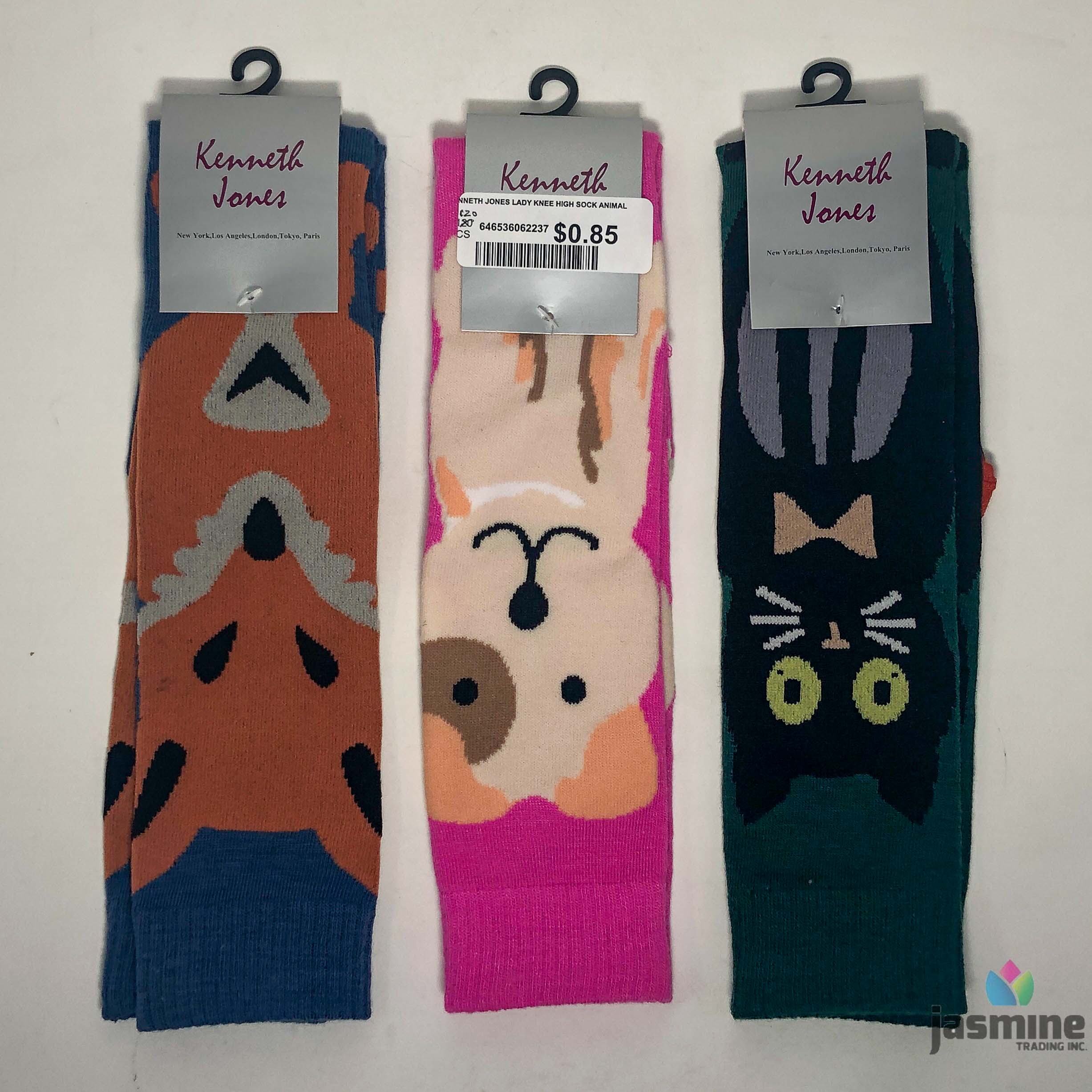 Jasmine Trading, Inc. » JONES LADY KNEE HIGH SOCK ANIMAL