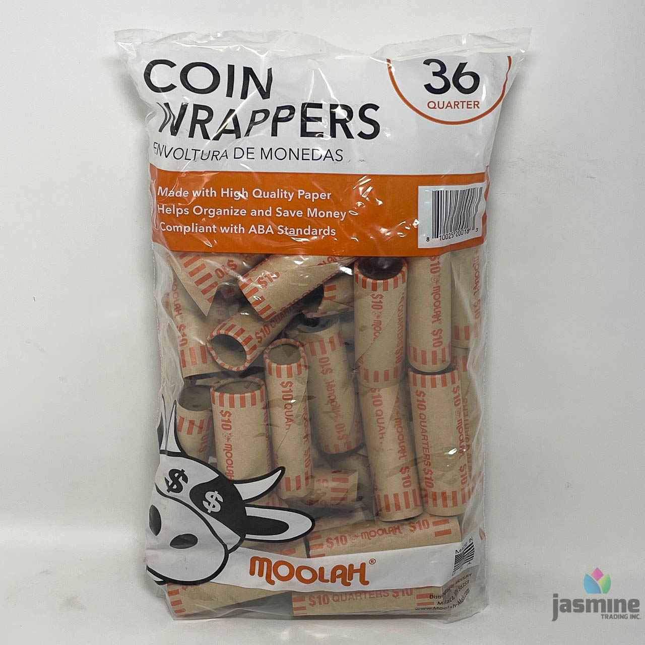 Jasmine Trading, Inc. » MOOLAH COIN WRAPPERS QUARTERS 36CT