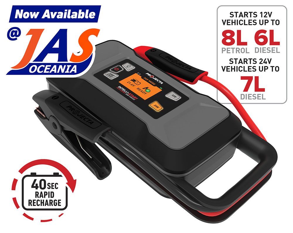 JAS Oceania The New Projecta IS2000 IntelliStart Jump Starters Now JAS