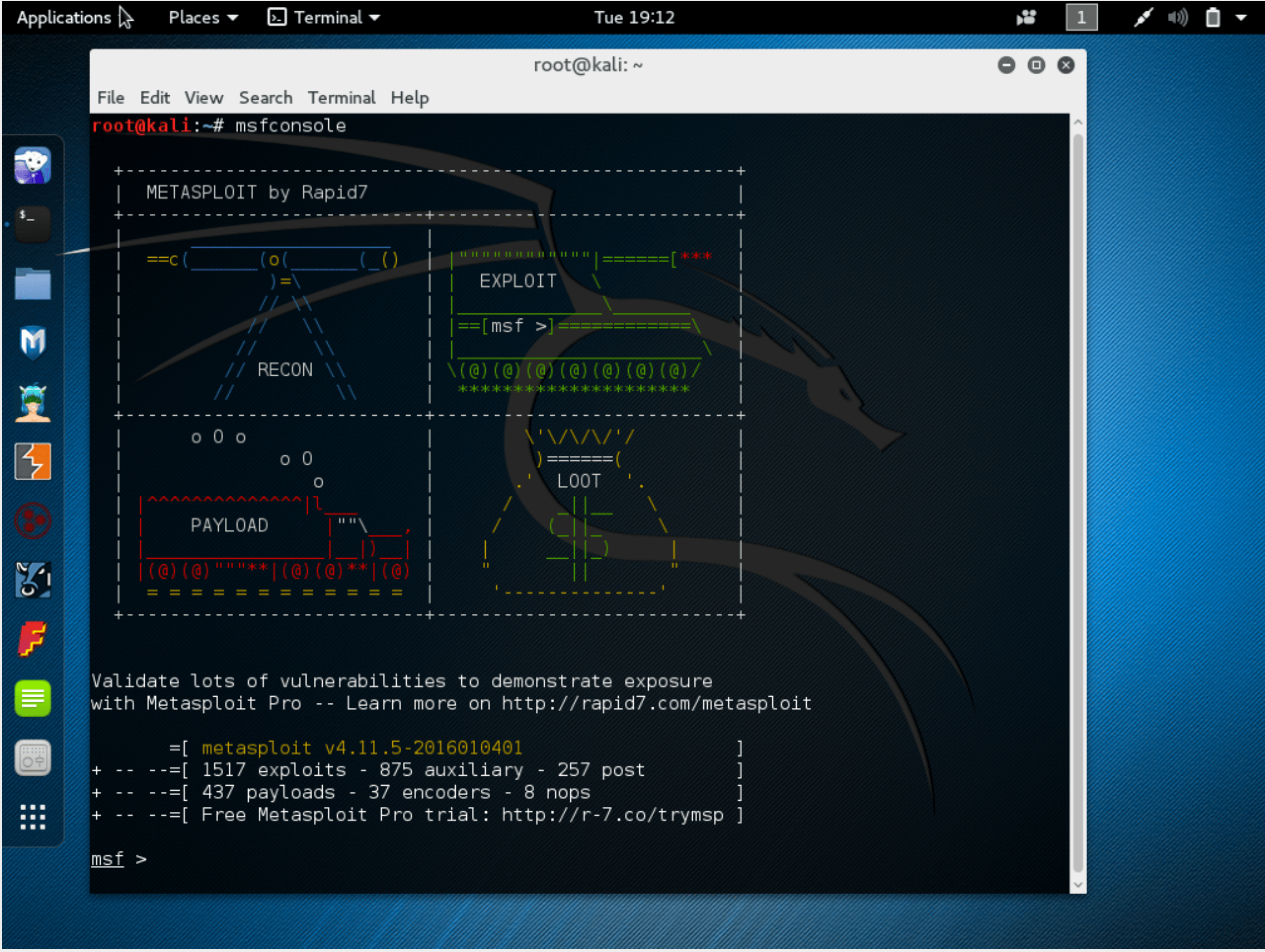 Metasploit Basics Reverse Shell Win7