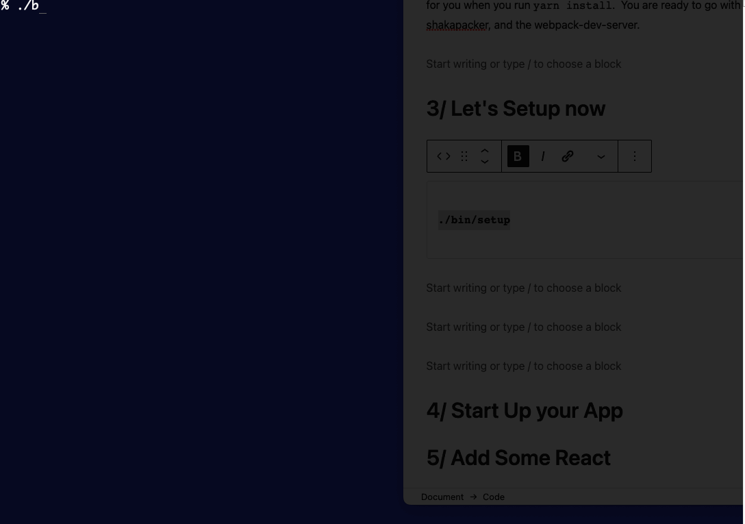 Rails 7 Shakapacker and ReactOnRails Quick Setup (Part 1) Jason
