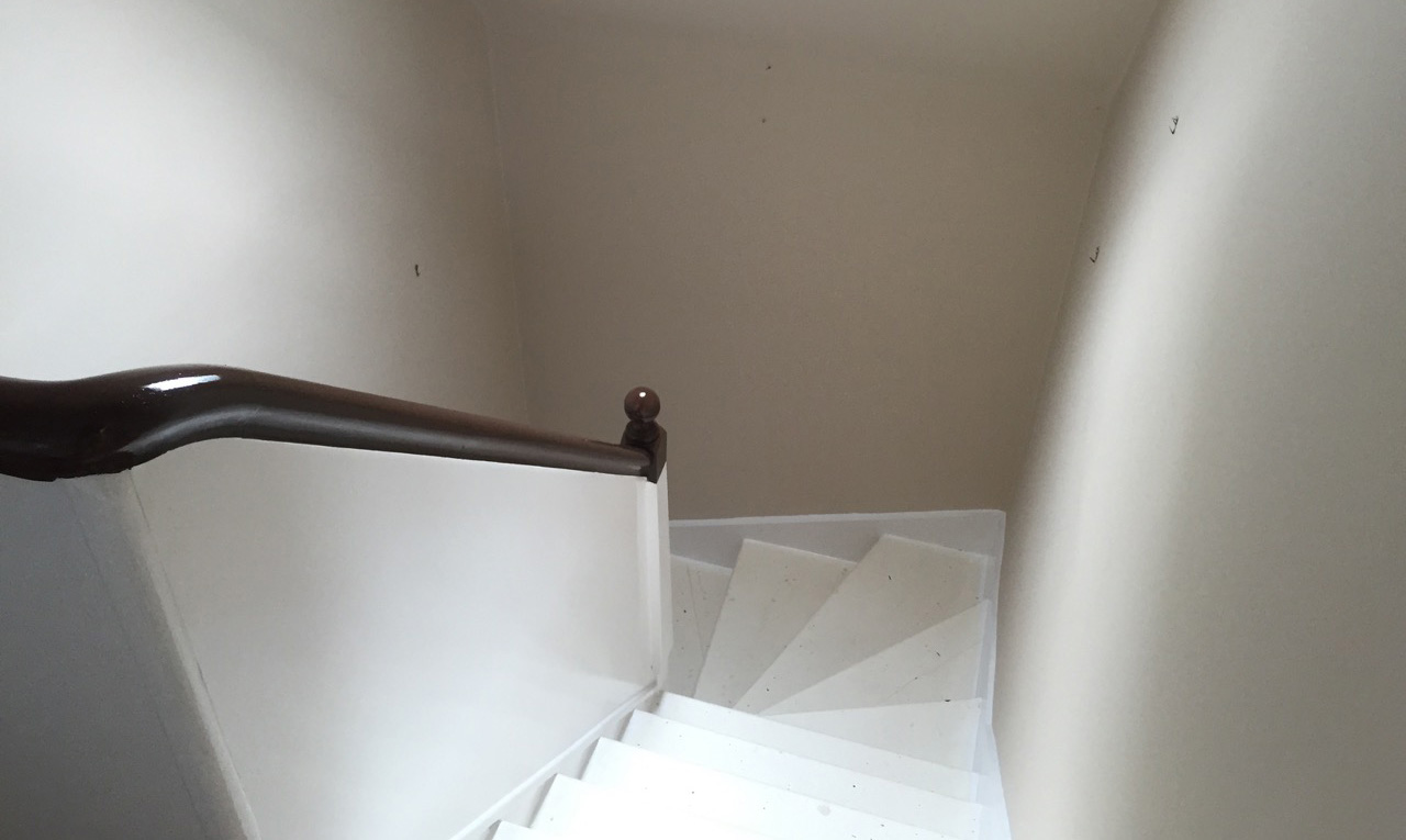 Emulsion hall, stairs and landing and gloss woodwork Jason Gordon