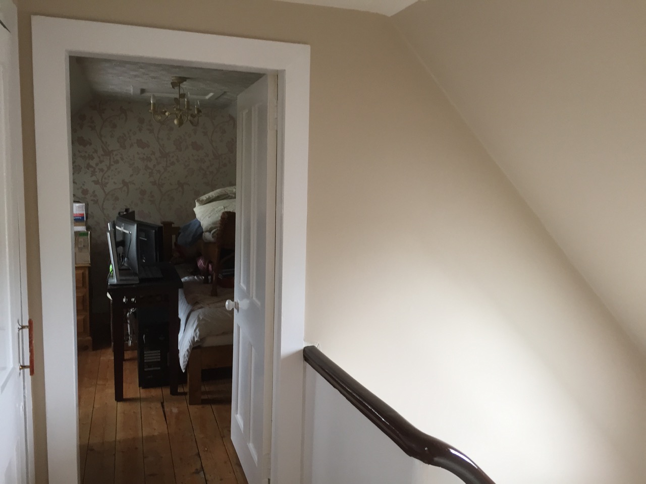 Emulsion hall, stairs and landing and gloss woodwork Jason Gordon