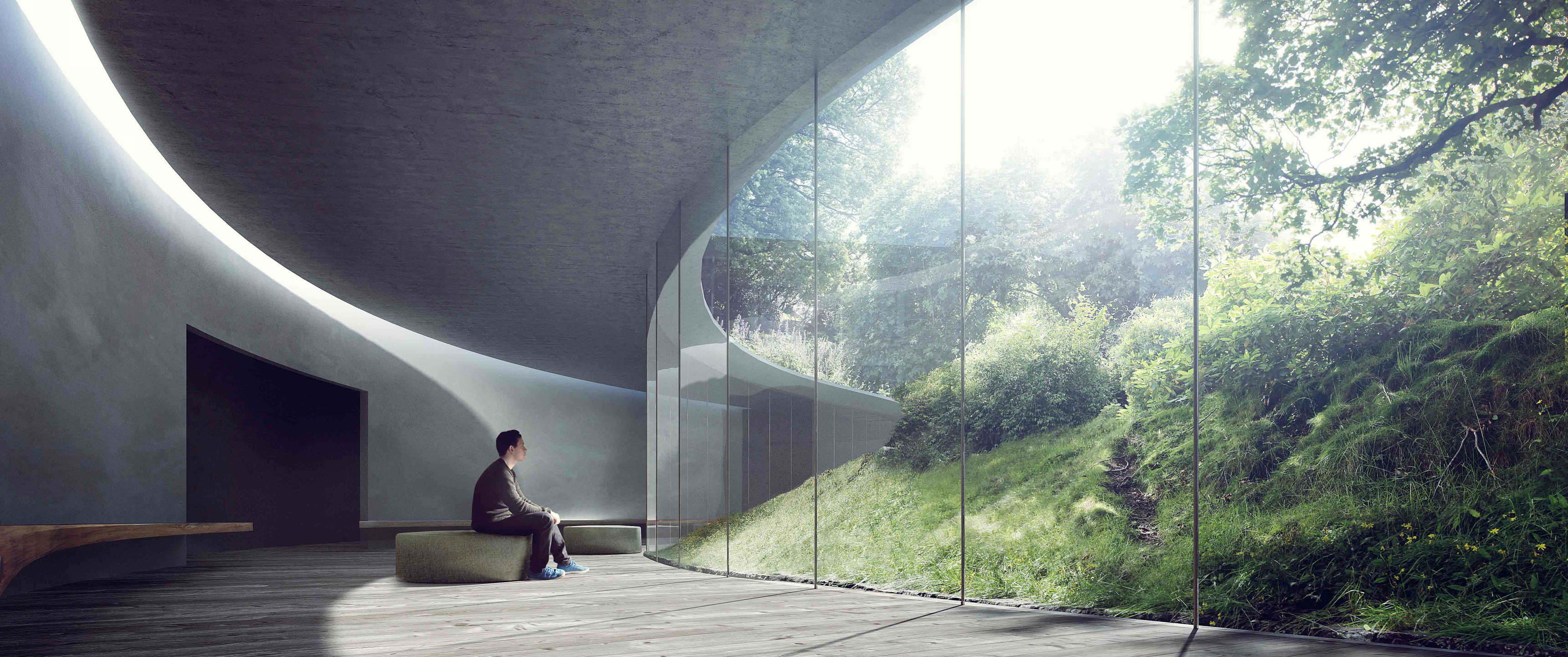 The glass wall Just Well Mixed