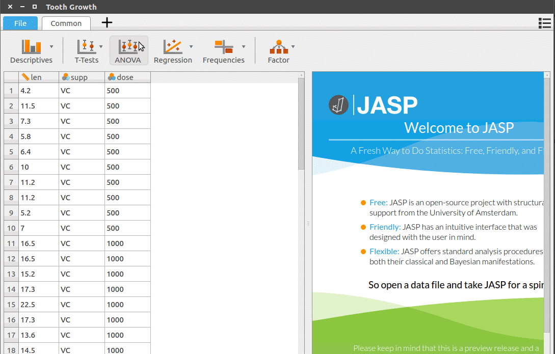 How to Use JASP JASP Free and UserFriendly Statistical Software