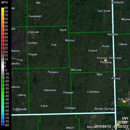Weather Jasper Co ARES