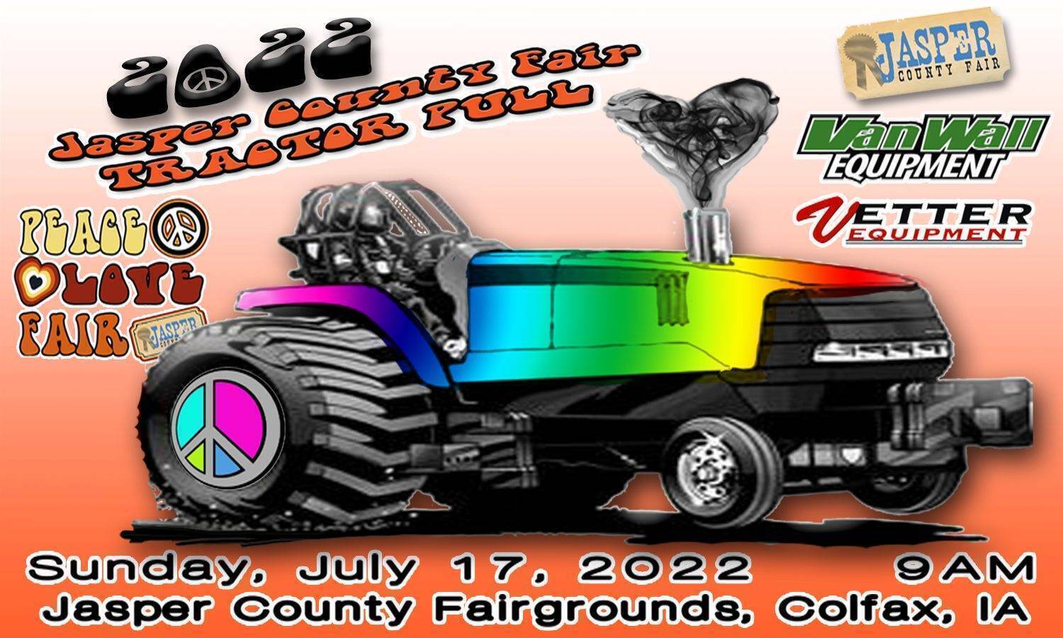 2022 Tractor Pull by Jasper County Fair