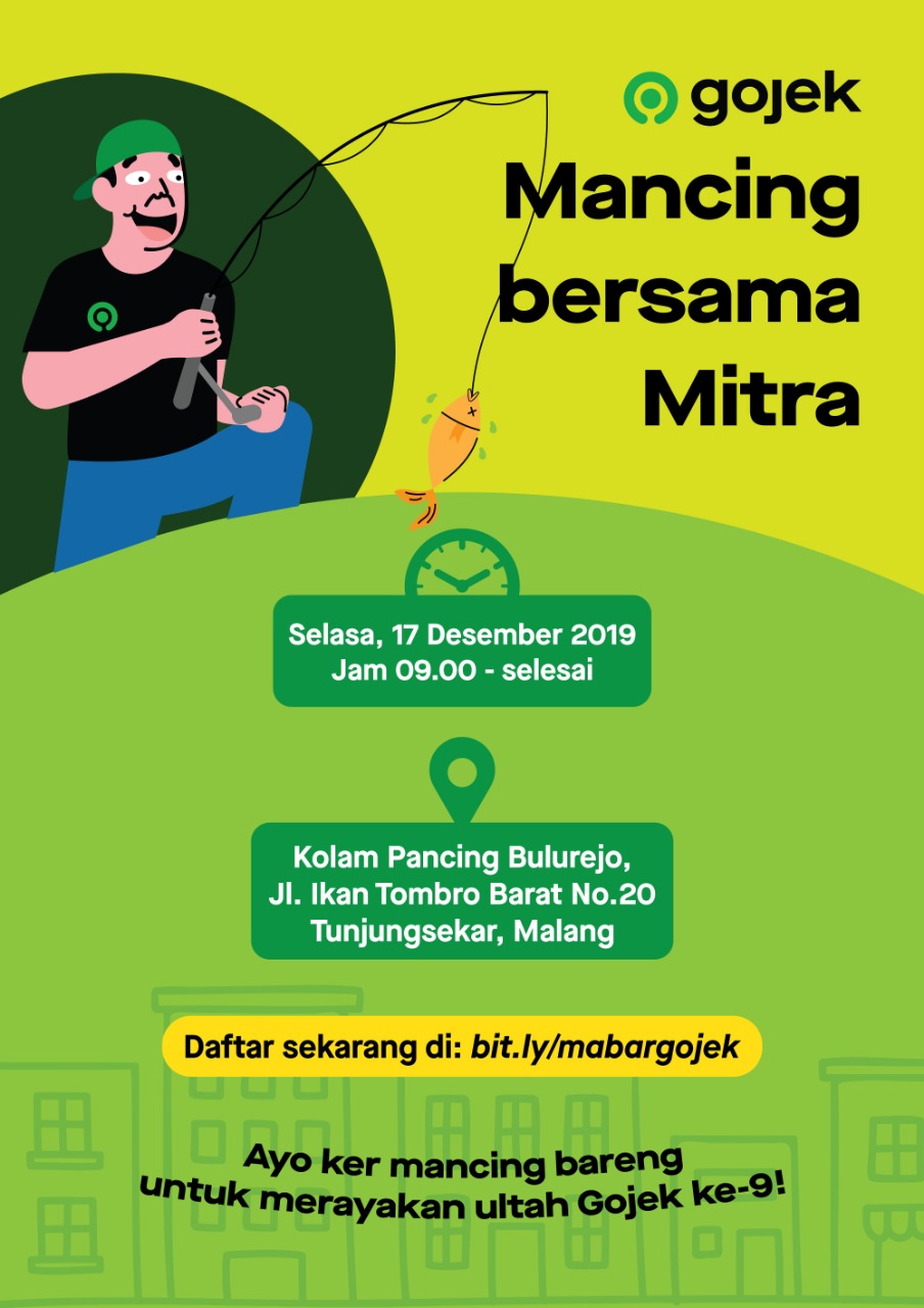 Menyambut Ultah GOJEK ke 9, District GOJEK MALANG RAYA