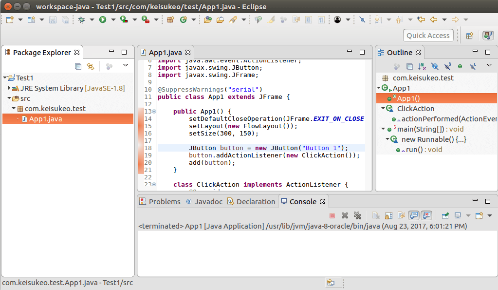 Eclipse での JAR ファイルの作成 コンパイルとプログラムの実行 Java の基本 Java 入門