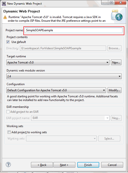 SOAP  Service Example in Java Using Eclipse Java2Blog