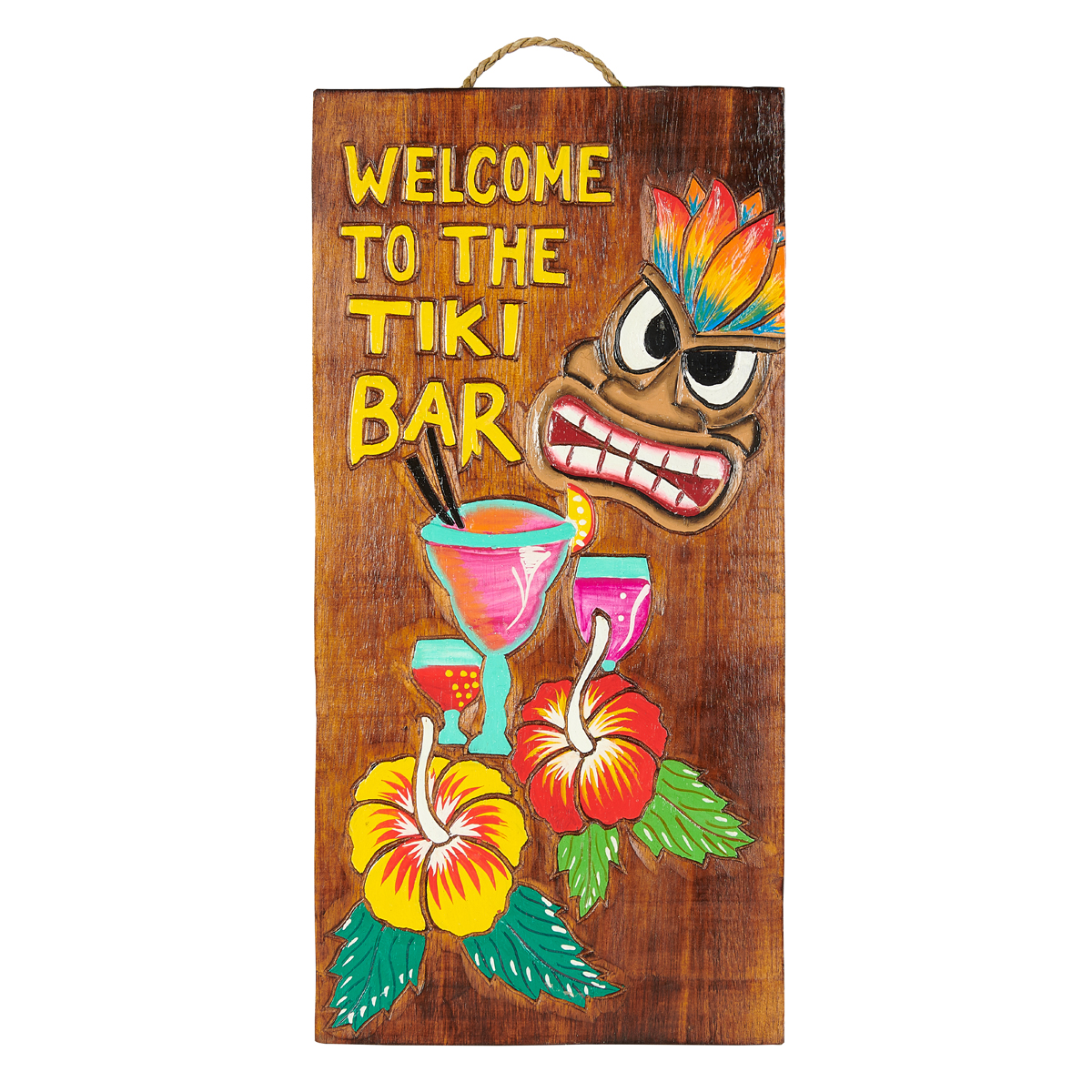 to the tiki bar’ sign Java Art