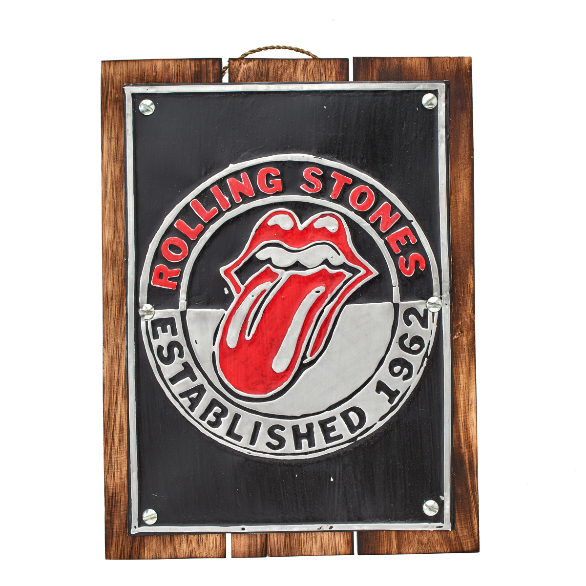 Embossed metal pop group wall art Java Art