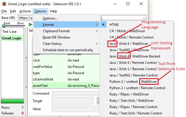 7p. Selenium IDE Other Features Java Beginners Tutorial