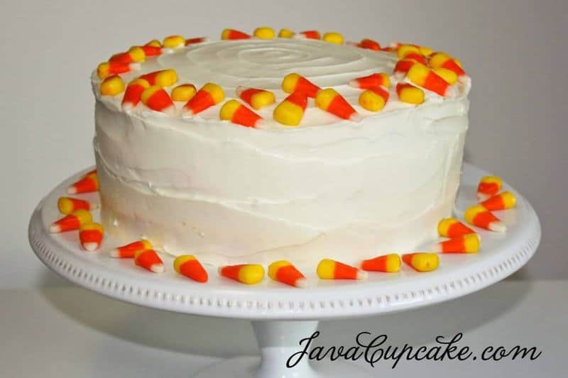 Candy Corn Cake JavaCupcake