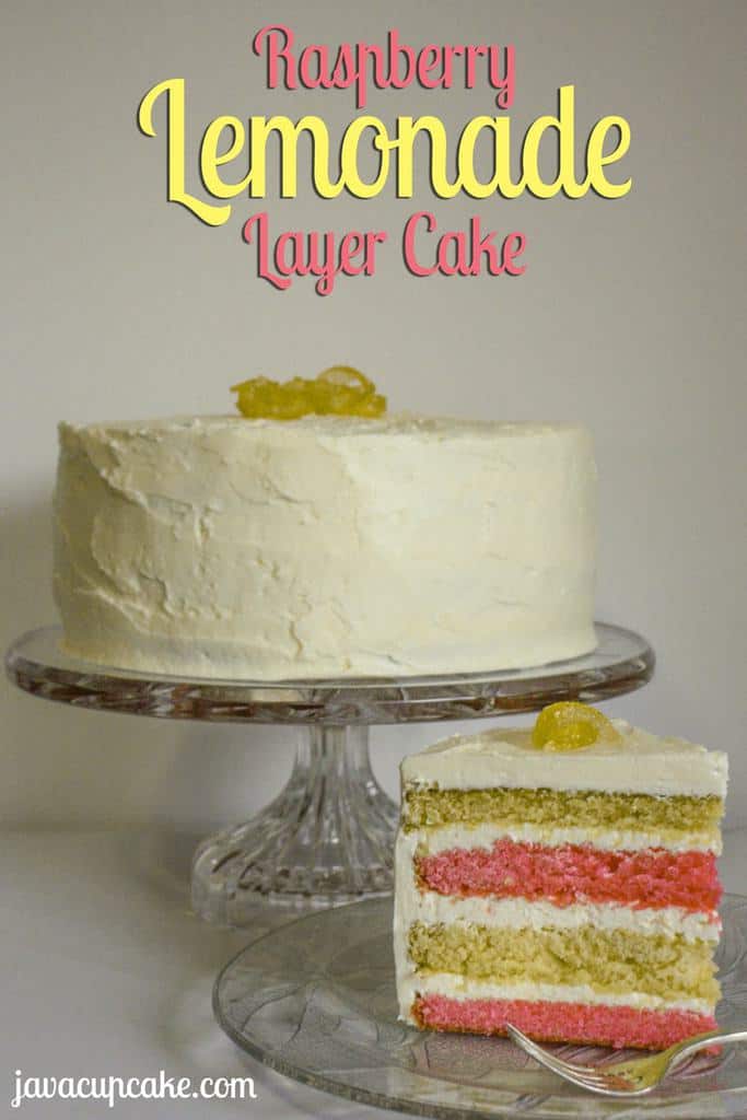 Raspberry Lemonade Layer Cake JavaCupcake
