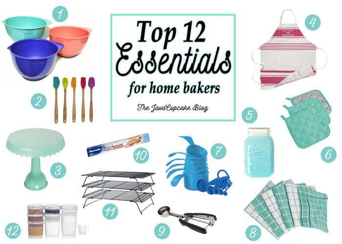 Top 12 Essentials for Home Bakers JavaCupcake