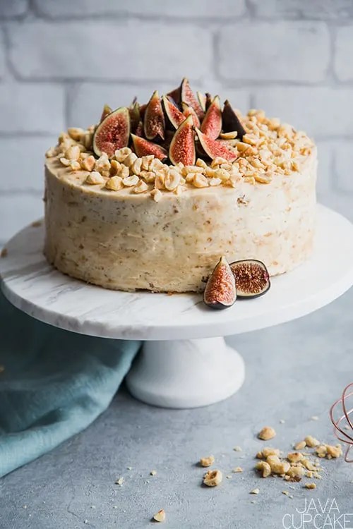 Hazelnut Fig Cake JavaCupcake