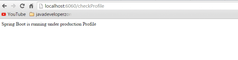 Spring Boot Profiles Example Java Developer Zone