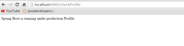 Spring Boot Profiles Example Java Developer Zone