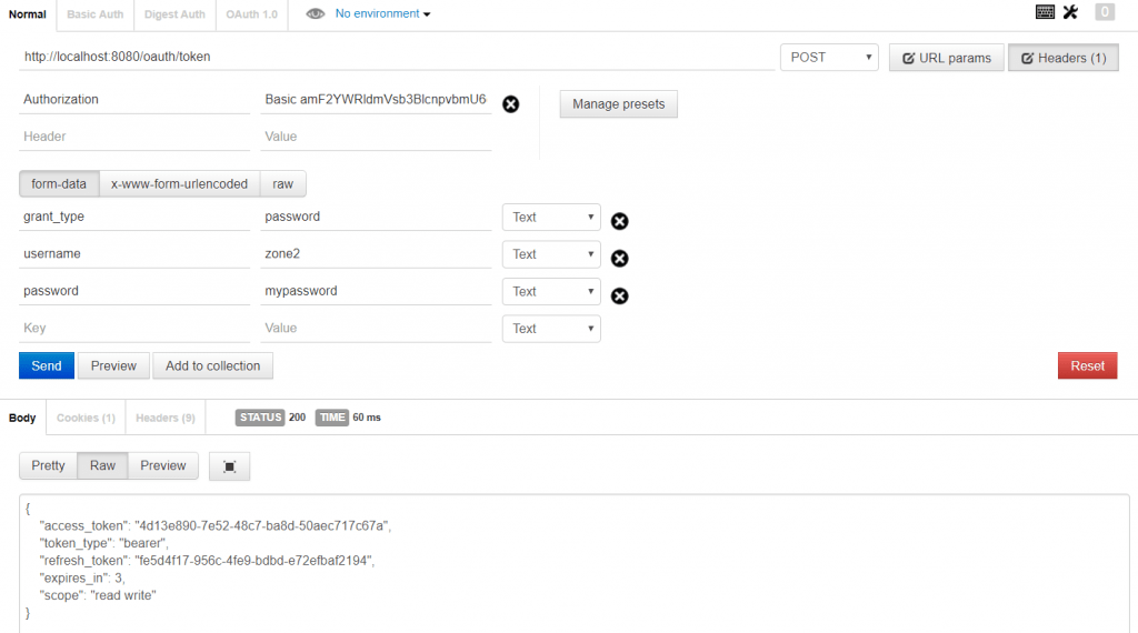 Spring boot OAuth2 JDBC token store example Java Developer Zone