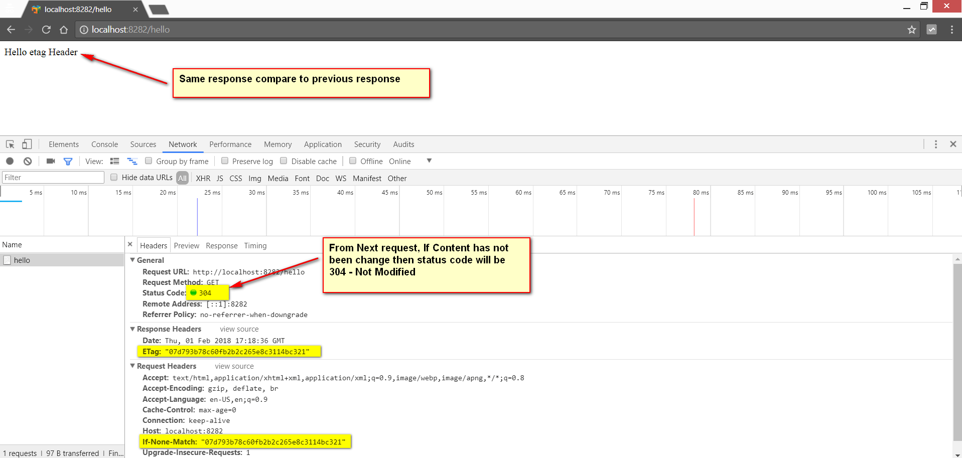 spring boot etag header example Java Developer Zone