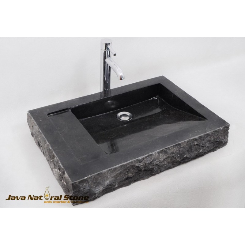 Square Washbasin Marble Java Natural Stone