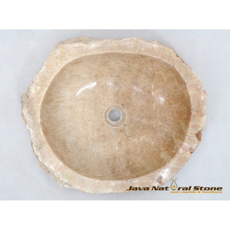 Round Washbasin marble Java Natural Stone