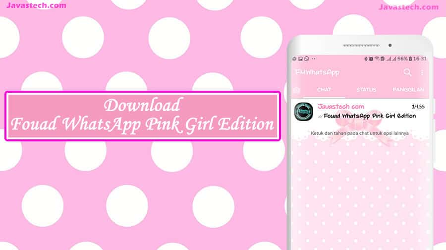 Download Fouad WhatsApp Pink Girl Edition V8.70