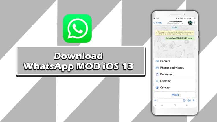 Download WhatsApp MOD iOS 13 (Update V8.25) Terbaru 2020