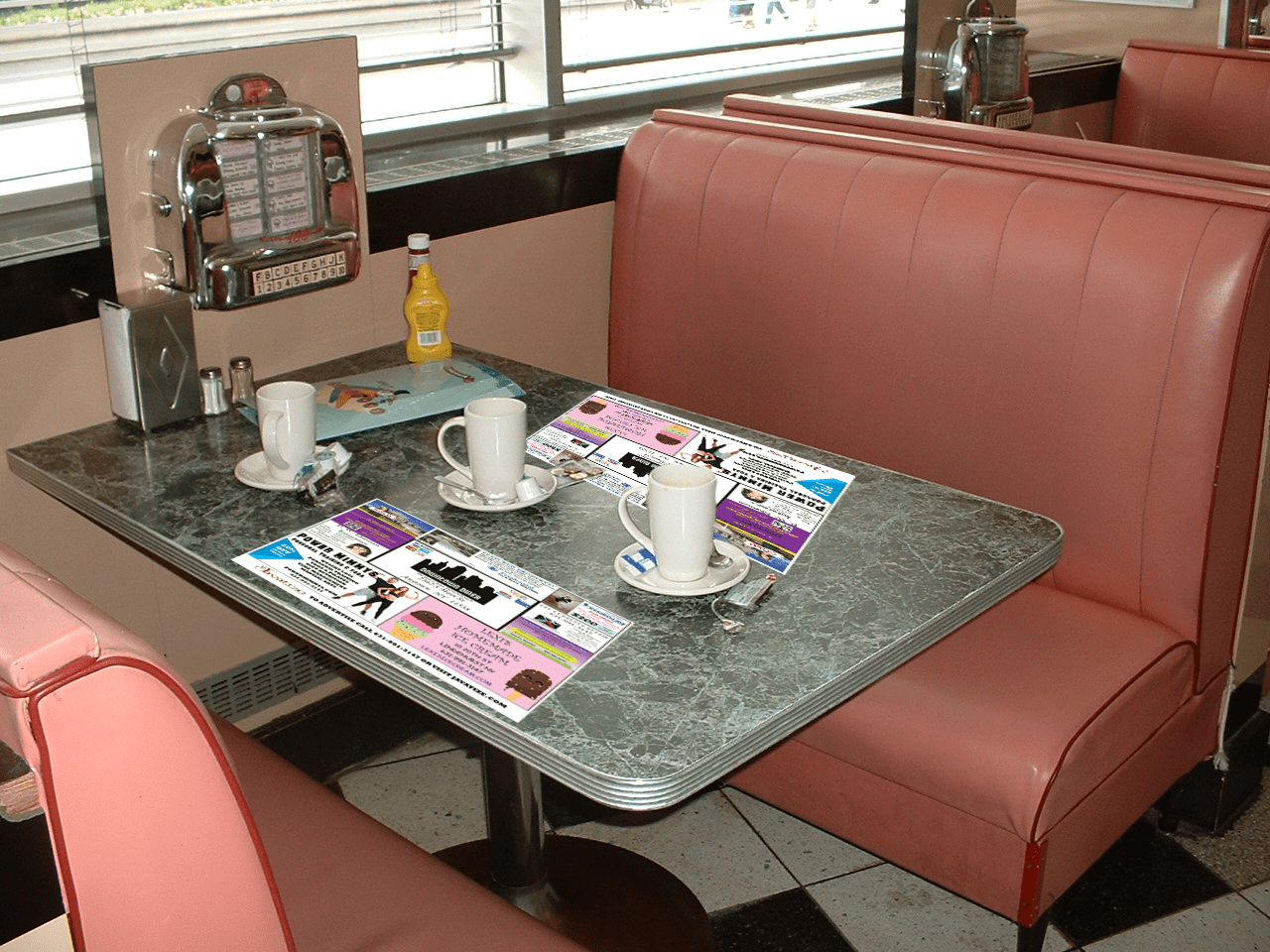 Diner Place Mats Javatize