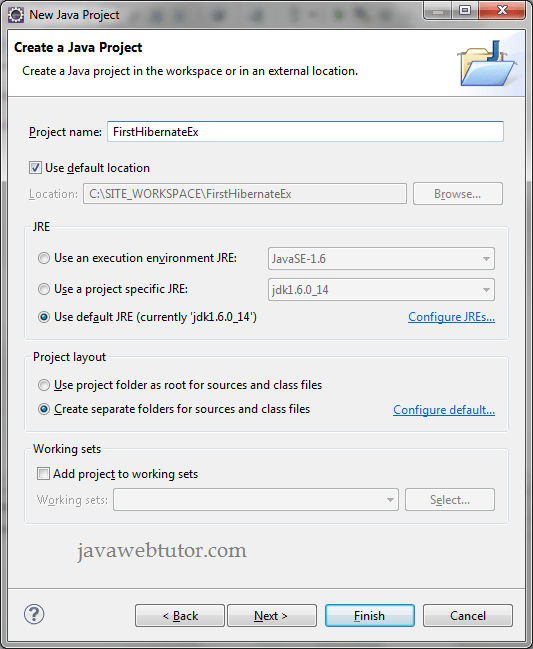Hibernate Example in Eclipse Java  Tutor