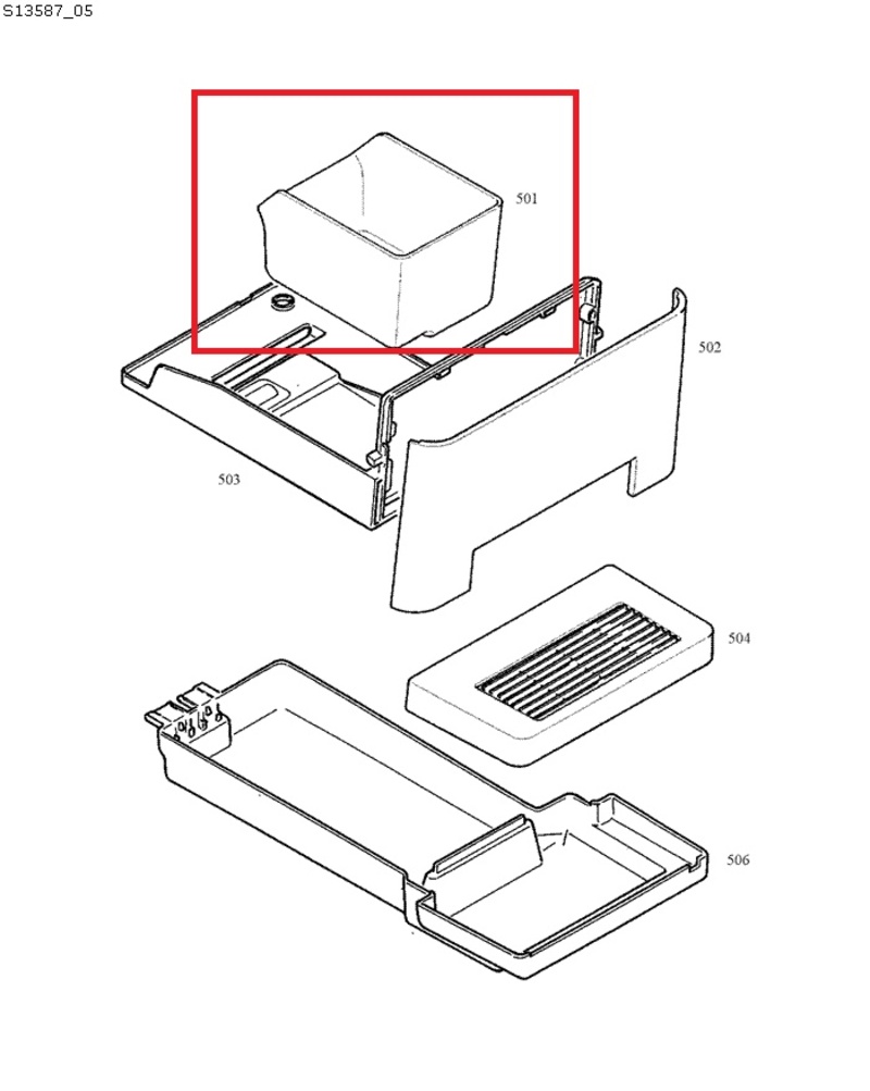 Jura A1, 5, 7, 9ENA Micro Coffee Grounds Container 70118 buy online