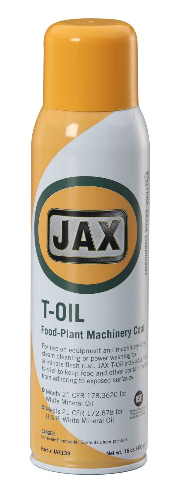 TOil Food Plant Machinery Coat 3H JAX Industrial Lubricants
