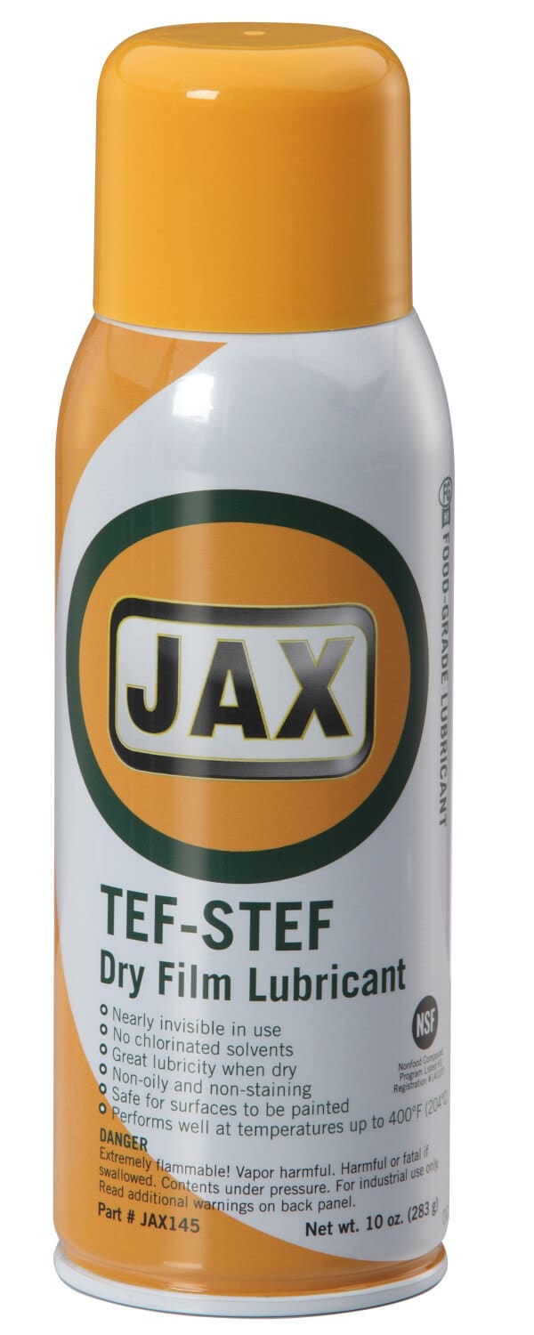 TefStef Dry Film Lubricant H1 JAX Industrial Lubricants