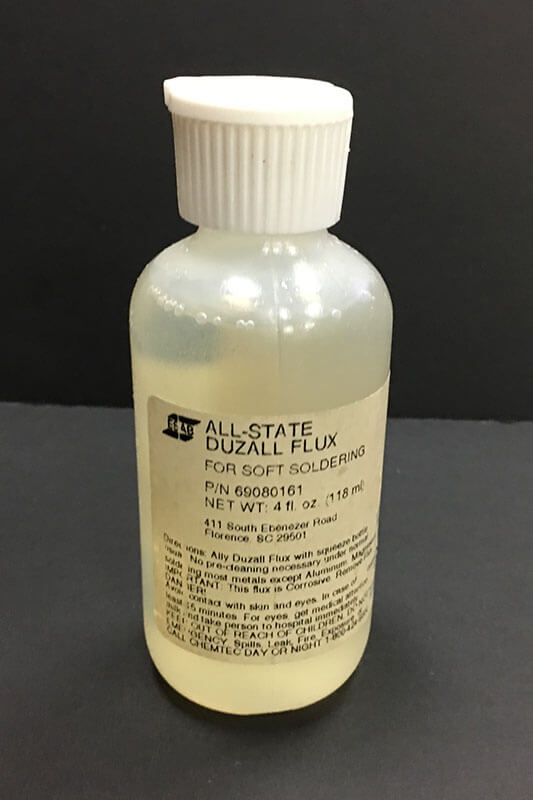 Duzall Flux Soft Soldering 4oz JAX Chemical Company