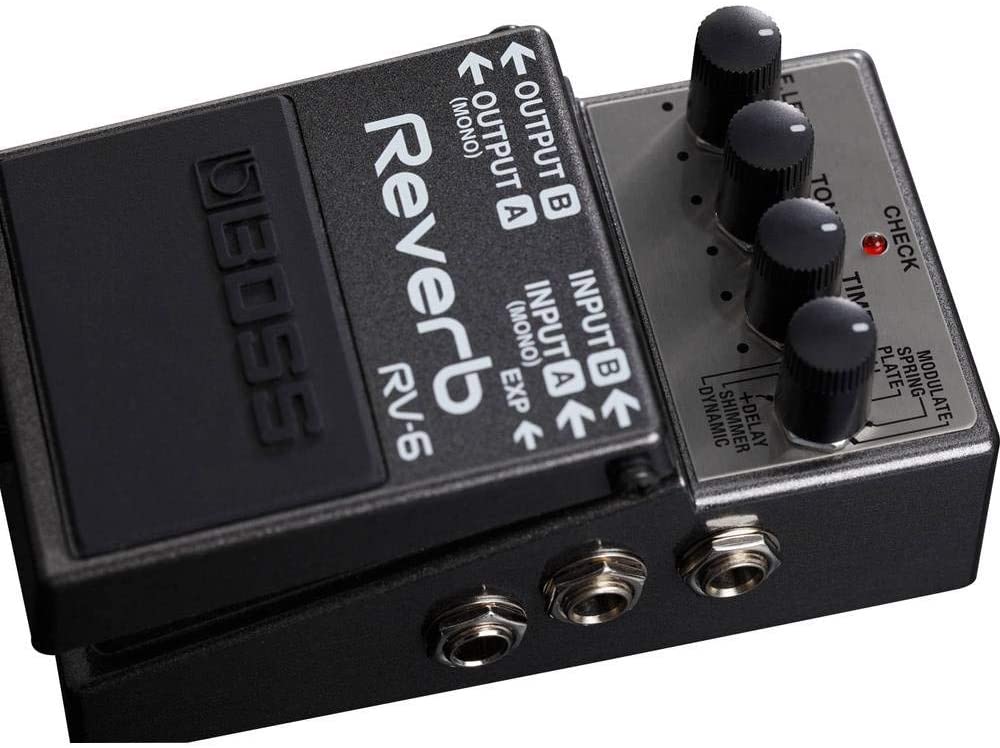 BOSS Reverb Guitar Pedal (RV6) Jax Guitar Store