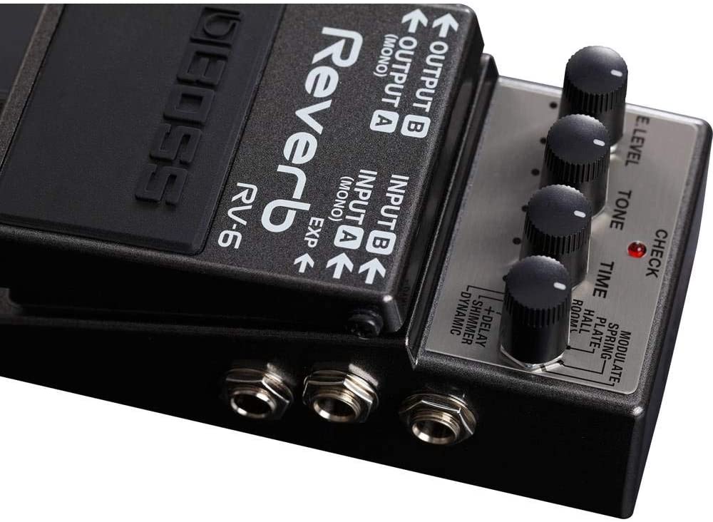 BOSS Reverb Guitar Pedal (RV6) Jax Guitar Store