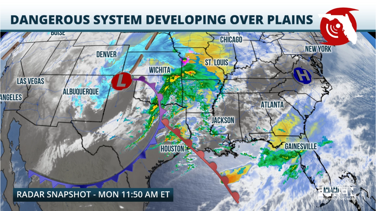Dangerous thunderstorms forecast into Tuesday Jacksonville Today