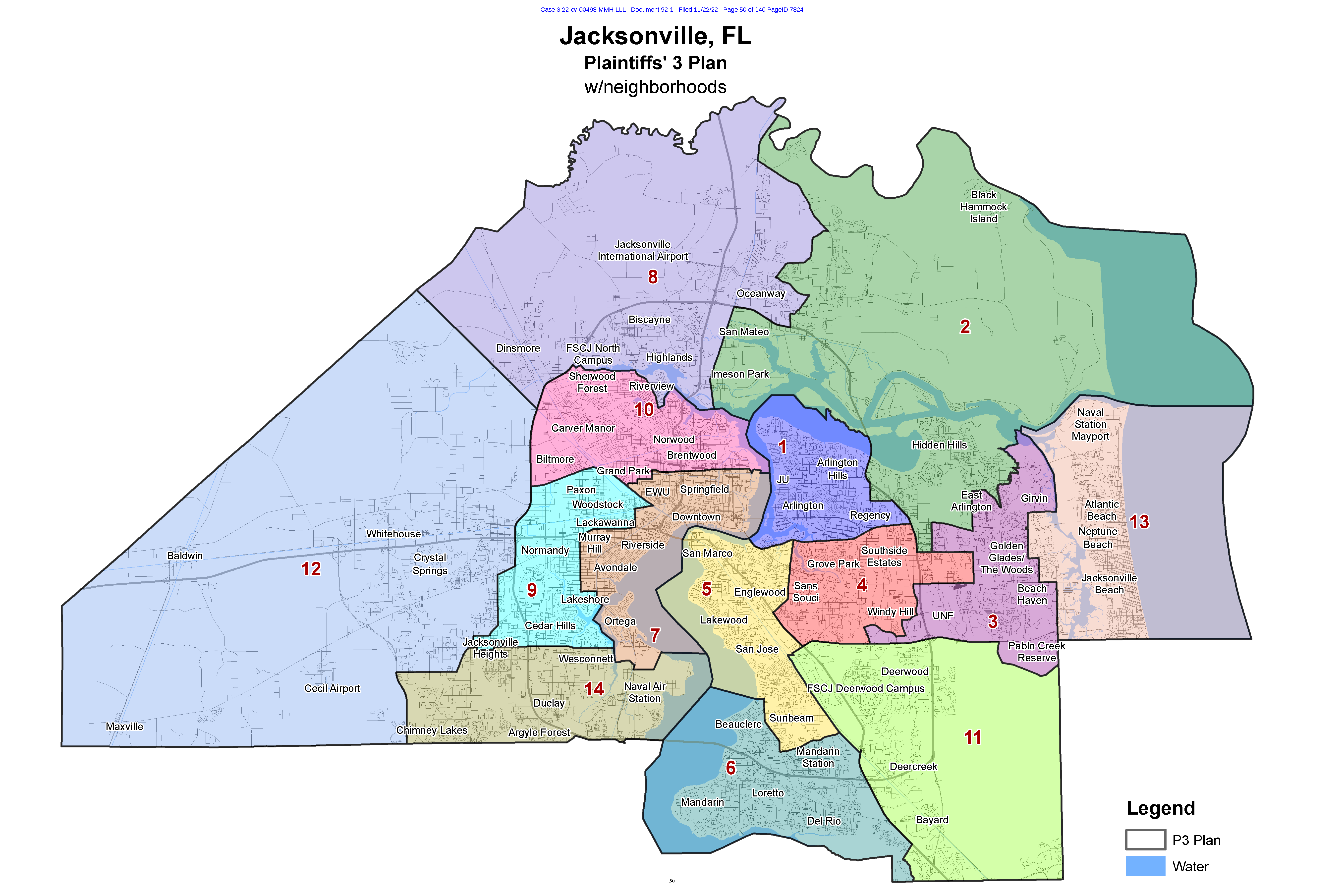 Appeal fails to overturn Jacksonville's courtordered City Council map