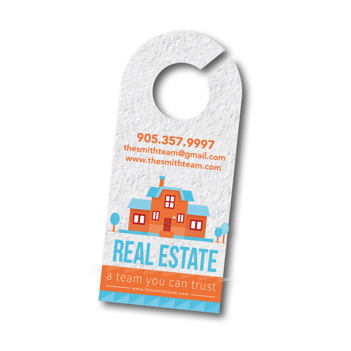 Direct Print Seeded Paper Door Hangers JayLine