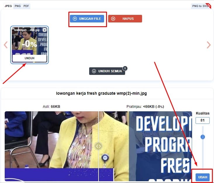 Cara Mengecilkan Ukuran Foto Menjadi 100 kb , 200 kb Tanpa