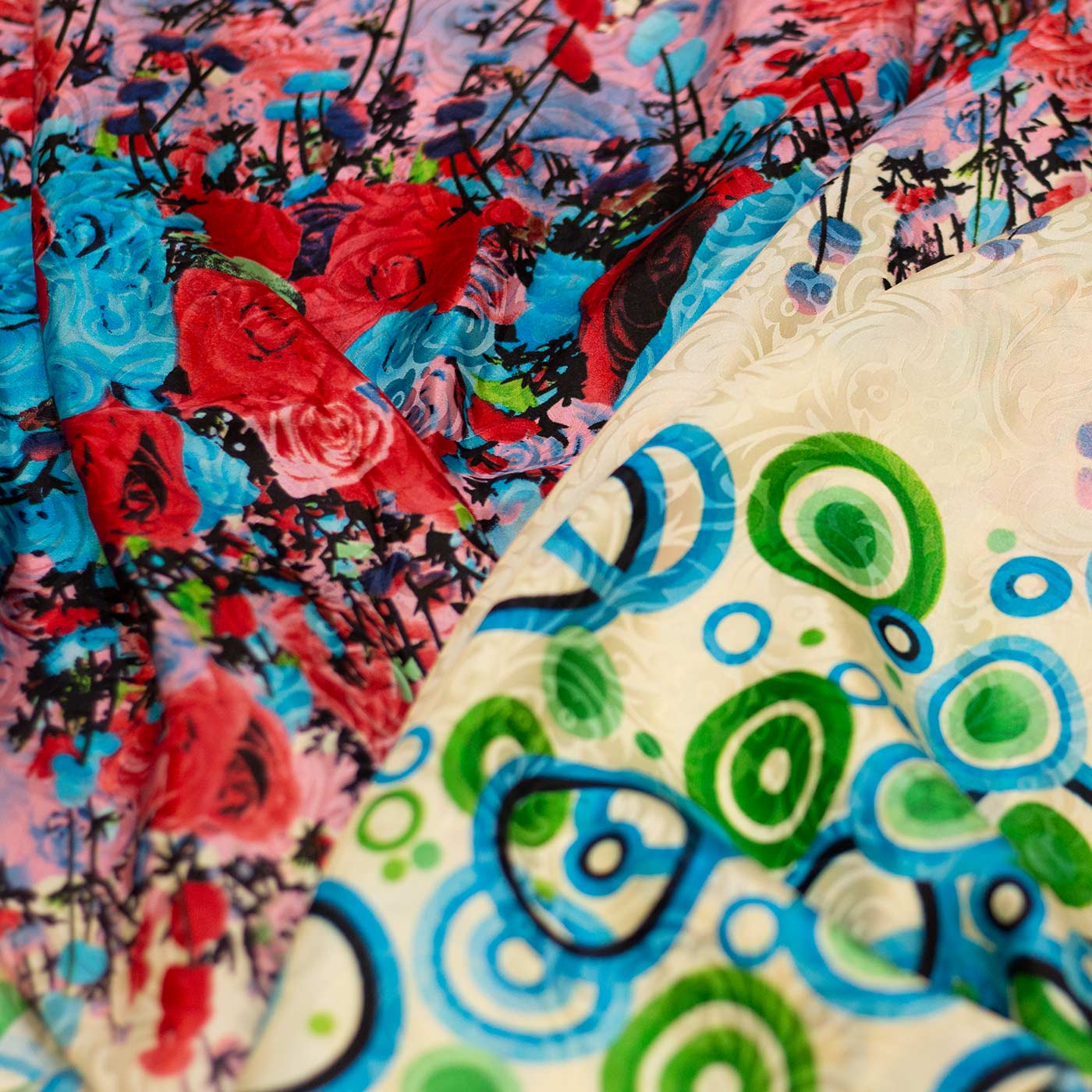 Buy Embroidered Taffeta fabric online on JayBecks Store