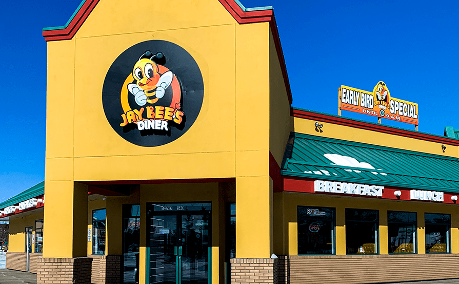 Jay Bee's Diner Steaks, Shakes, Pancakes, Pizza, Pasta, and Burgers